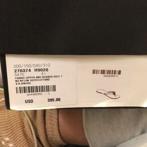 Gucci Sandles